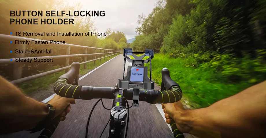 按钮自锁手机支架